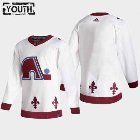Colorado Avalanche Blank 2020-21 Reverse Retro Authentic Shirt - Kinderen